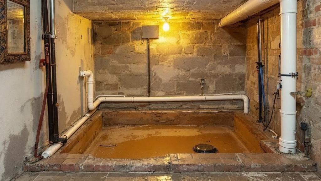 Same Hyde Park 1925 stone-basement after radon mitigation install